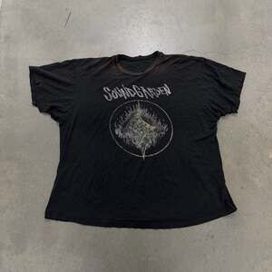 Vintage Soundgarden Get On The Snake Tour 1990 Thrashed Band Tee Black Grunge Ro